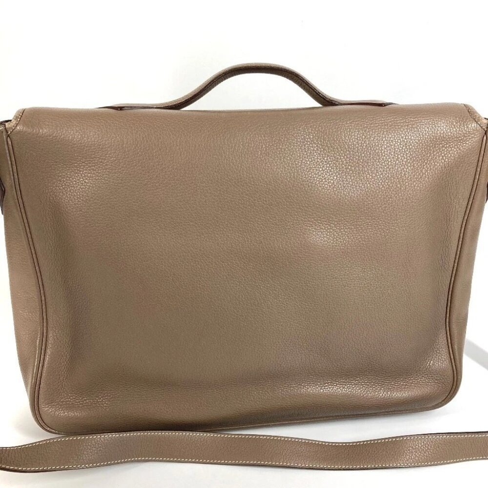 HERMES flap Victoria Messenger Bag 2WAY Bag Shoulder Bag Crossbody Hand Bag - Picture 12 of 14